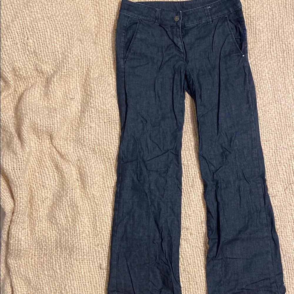 Ann Taylor Dark Blue Flare Jeans